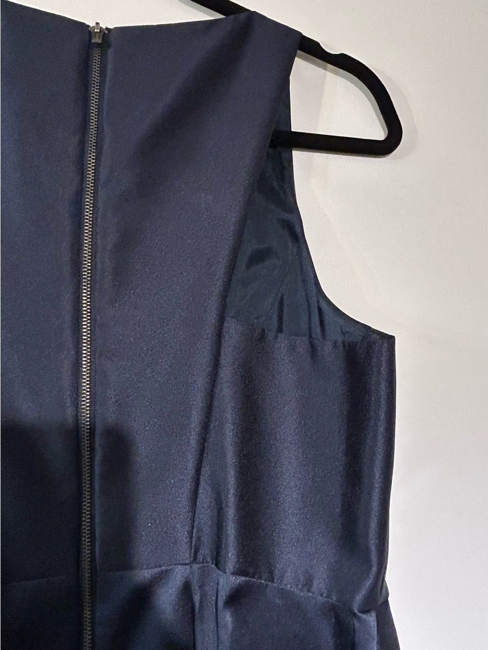 Adrianna Papell Women’s Mikado High Low Formal Evening Gown/ Dress - Navy Sz 12 - Picture 9 of 10